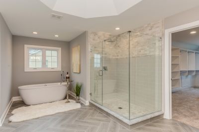 Shower with Glass Door